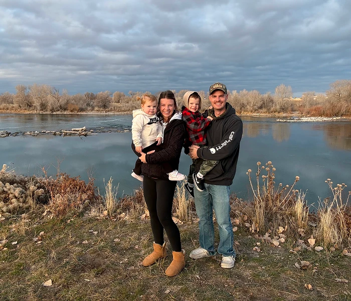 photo of Chris Scurti and his family