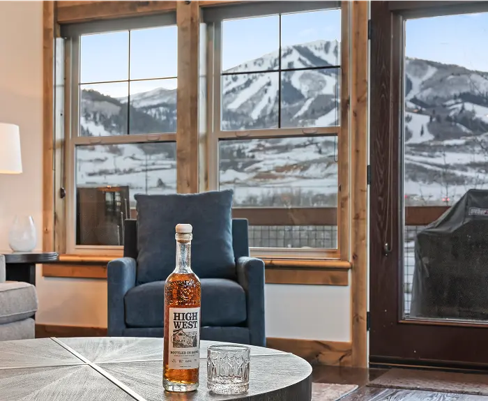 overview of snowy Park City