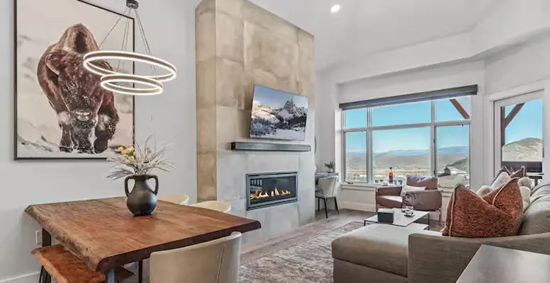 Interior of Sundial B-517 A&B, a Life Elevated vacation rental in Canyons Village