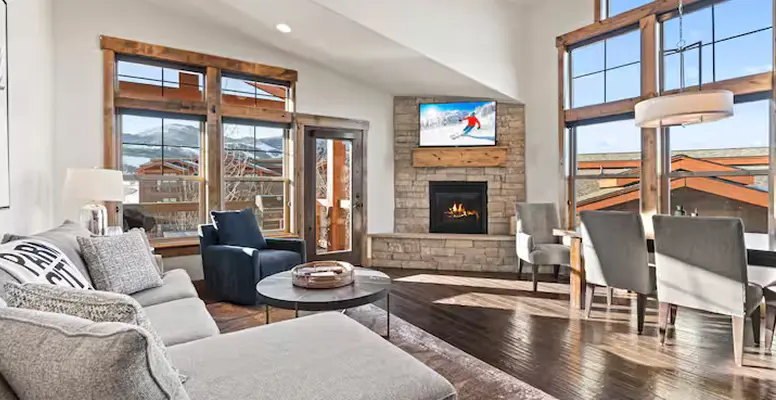 Interior of 9855 Vista, a Life Elevated vacation rental in Jordanelle, Heber City